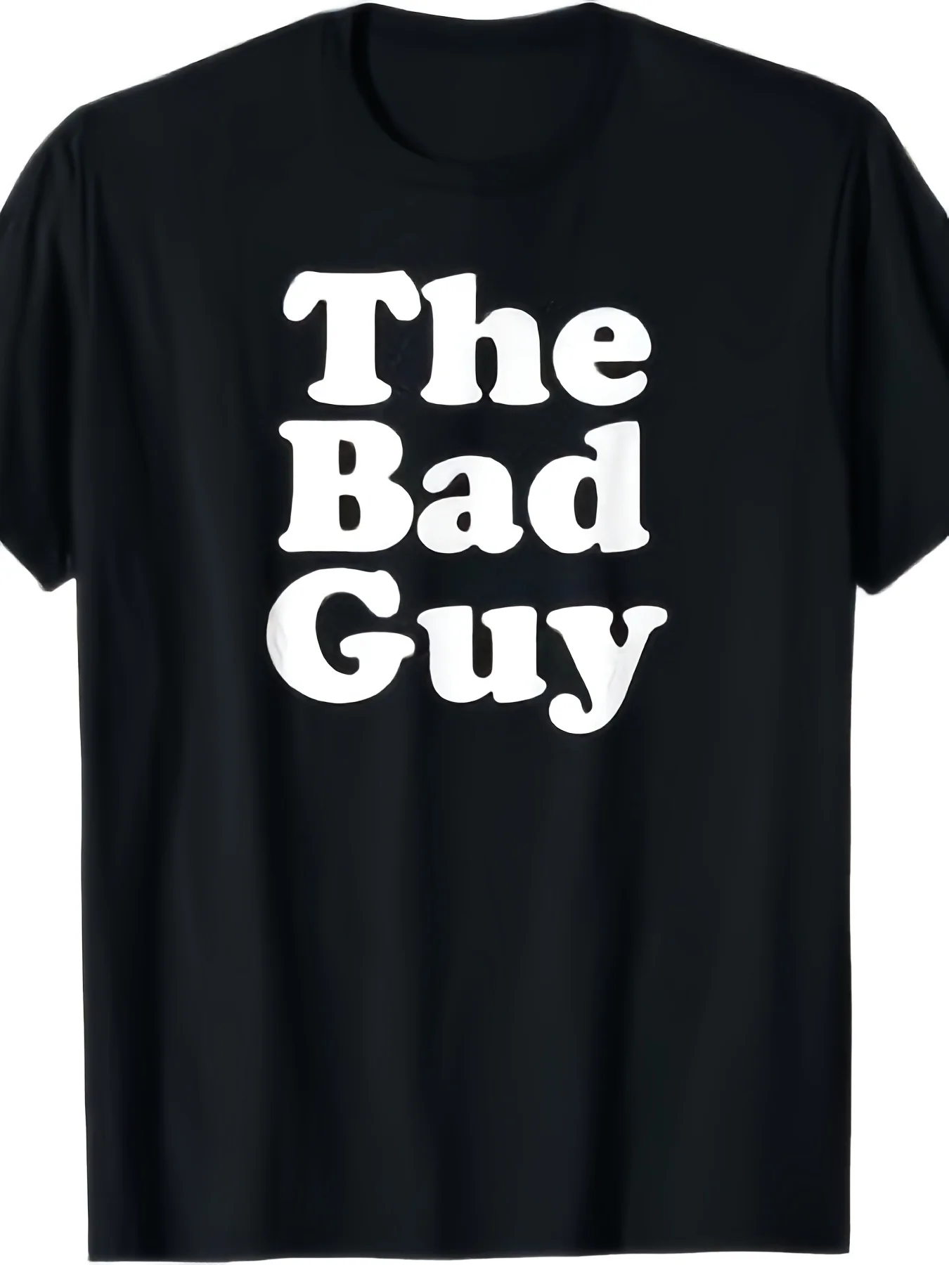 Men's Villain Character Printed T-Shirt, Cool Villain-Themed Gift, 1 Piece, Size