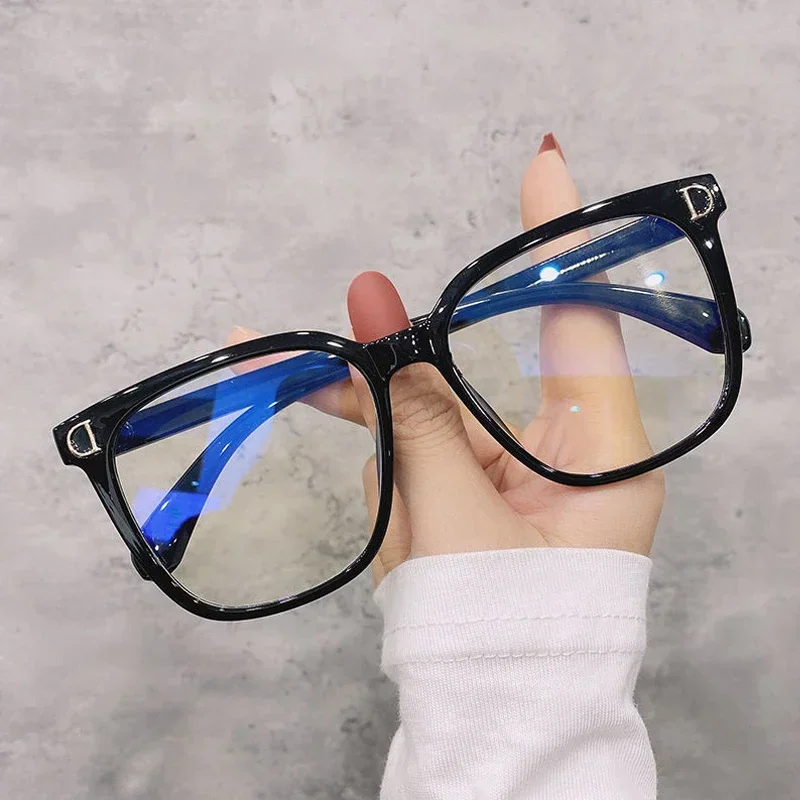 Big Sizes Finished Myopia Glasses Trendy Anti-reflective Optical Computer Minus Eyewear Unisex Nearsighted Diopter 0 To -6.0