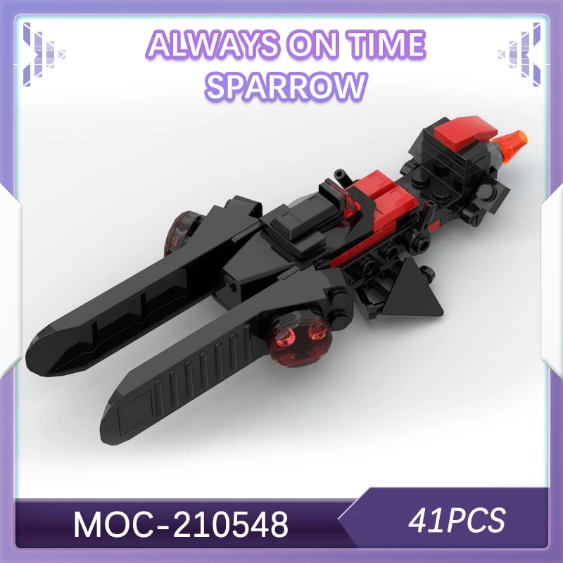 

41PCS Always On Time Sparrow Building Block Model Set Brick Compatibility Concept Science Fiction Games GIFTS XMAS MOC-210548