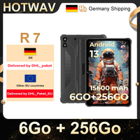Rugged Tablets HOTWAV R7 12GB(6+6) 256GB 10.1'' 16MP+16MP Android 13.0 15600mAh large battery 20W Dual SIM 4G GPS