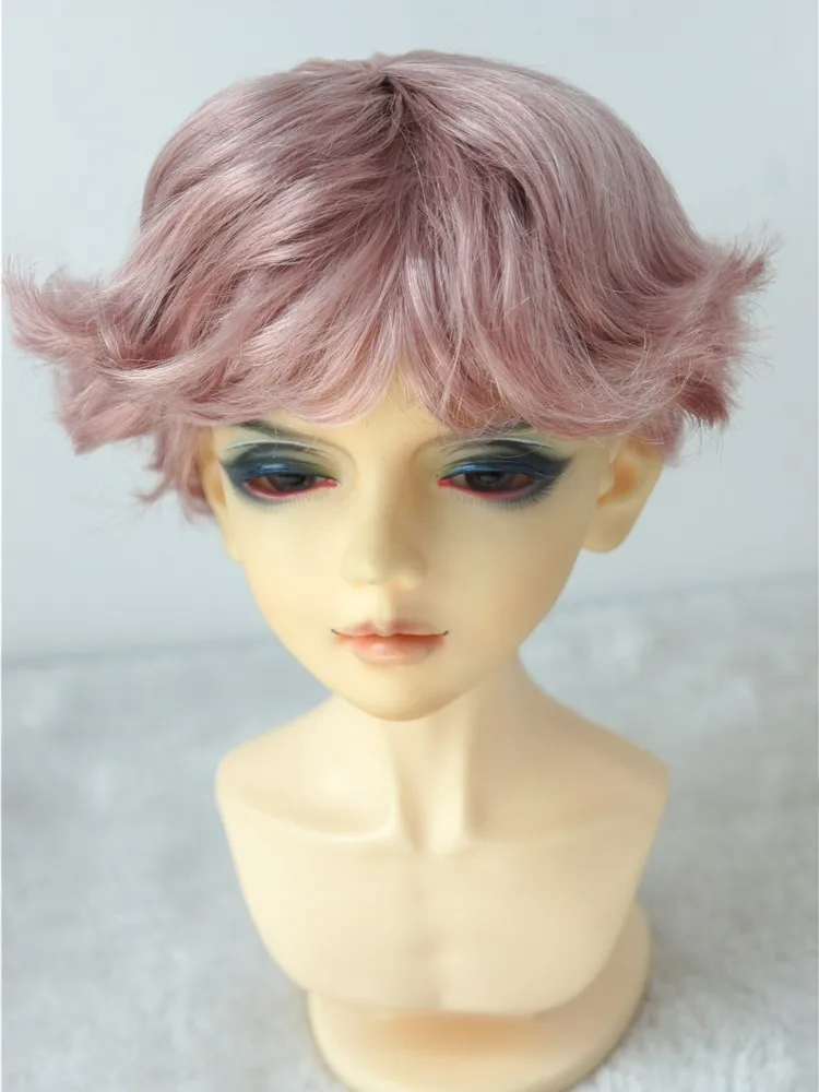 JD420 7-8 cali 8-9 cali Krótkie Loki Cupid Curl Unisex Syntetyczne Peruki z Mohairu BJD 1/4 1/3 MSD SD DOD Akcesoria dla Lalek