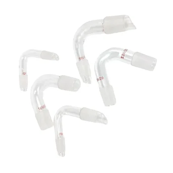 #14 #19 #24 #29 #34 comum igual reduzir o adaptador de destilação de vidro de borosilicato destilando cabeça 75 graus dobrar laboratório ware