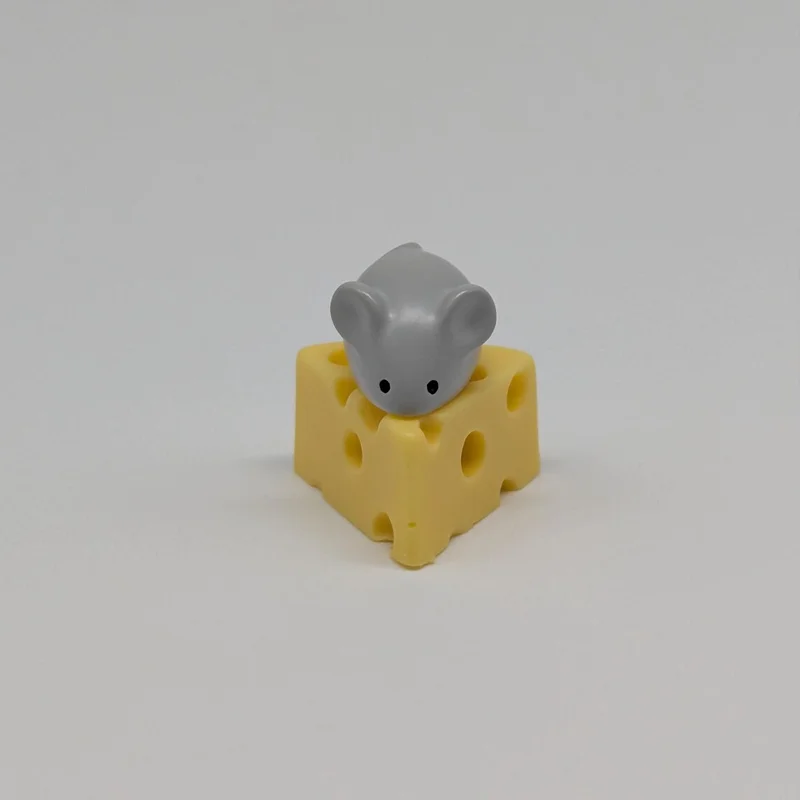 10/20pcs Tiny Mouse and Cheese Wedge Figurines Set, Mini Resin Miniatures for DIY Crafting Fairy Garden Desk Home Kawaii Display