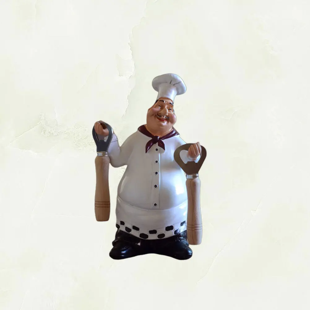 

Resin Ornament Mini Sculpture Desktop Decoration Kitchen Tools Holder Creative Design Bar Home Cafe Decor