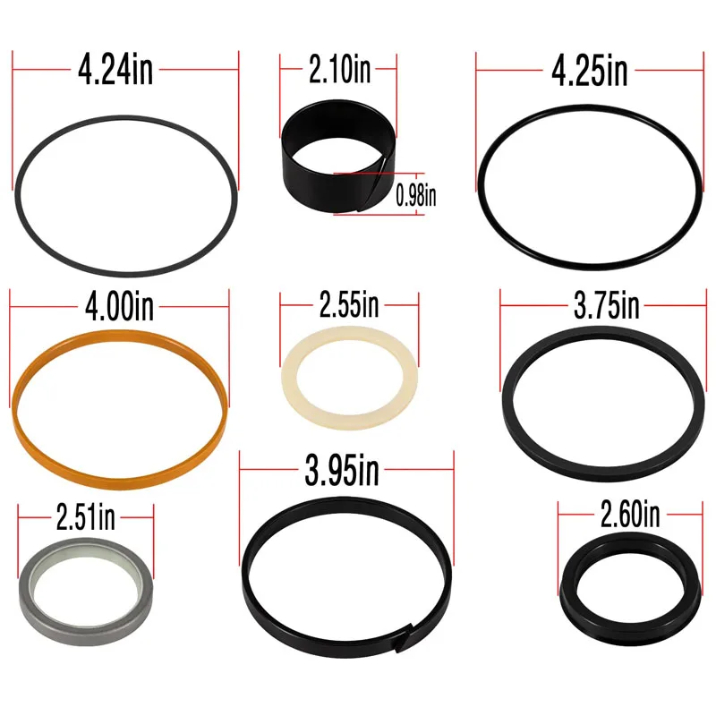 Fit for G109423 / 1543273C1 /  G105545 Hydraulic Cylinder Seal Kit, Cruz-Air, 450 680 780 850 855 1085 1086 1150 1450 1550 More