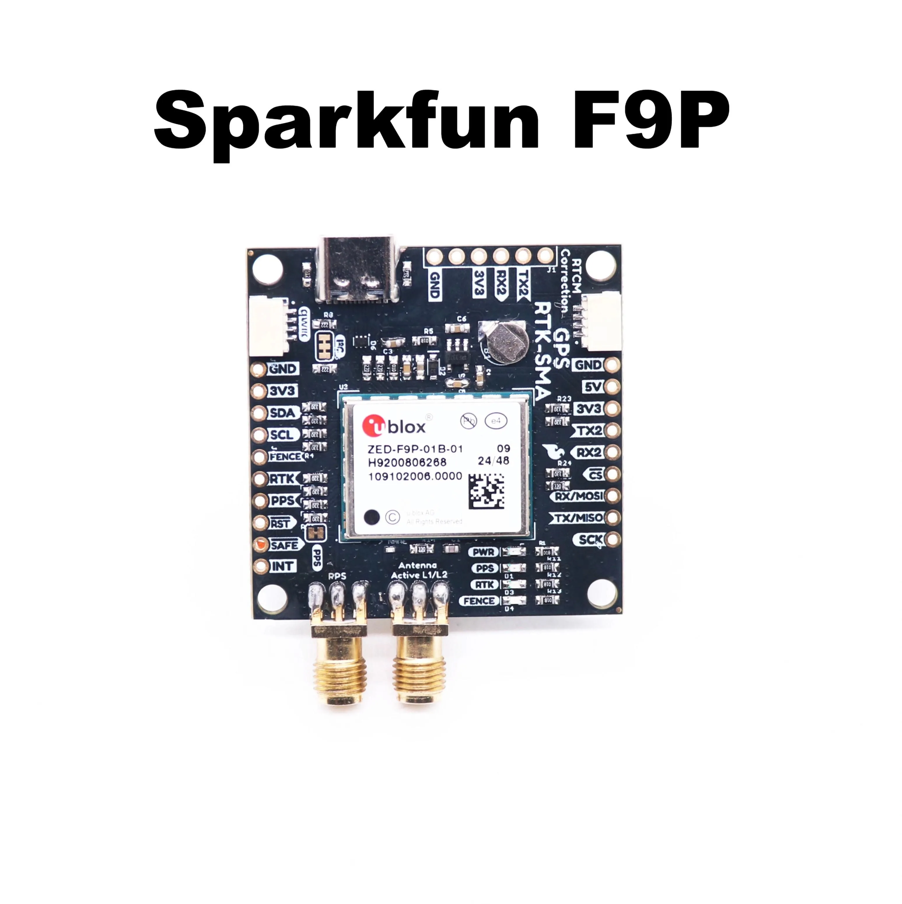 Angeltoy SparkFun GPS RTK2 Board ZED F9P Qwiic High-Precision UAV GNSS Series Ardupilot Pixhawk PX4 FPV AutoPilot flight control