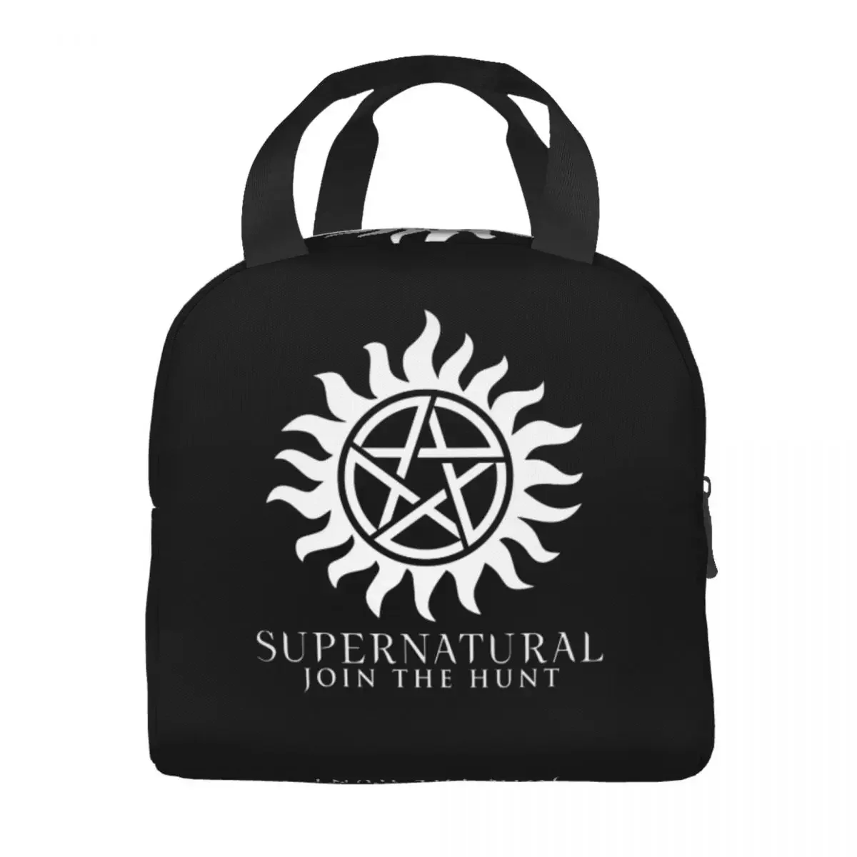 Supernatural Anti Possession Symbol Insulated Lunch Bags for School Office Waterproof Cooler Thermal Lunch Box Women Children