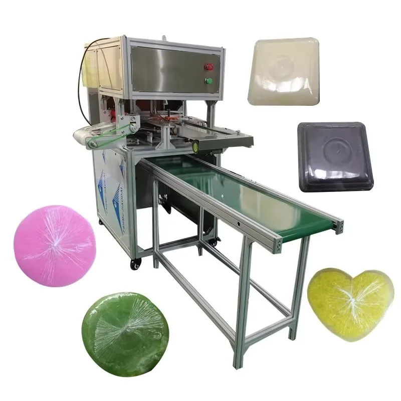 Customized Commercial Soap Transparent Film Wrapping Machine For Laundry Soap Hotel Bar Soap Shrink Packaging Equipment