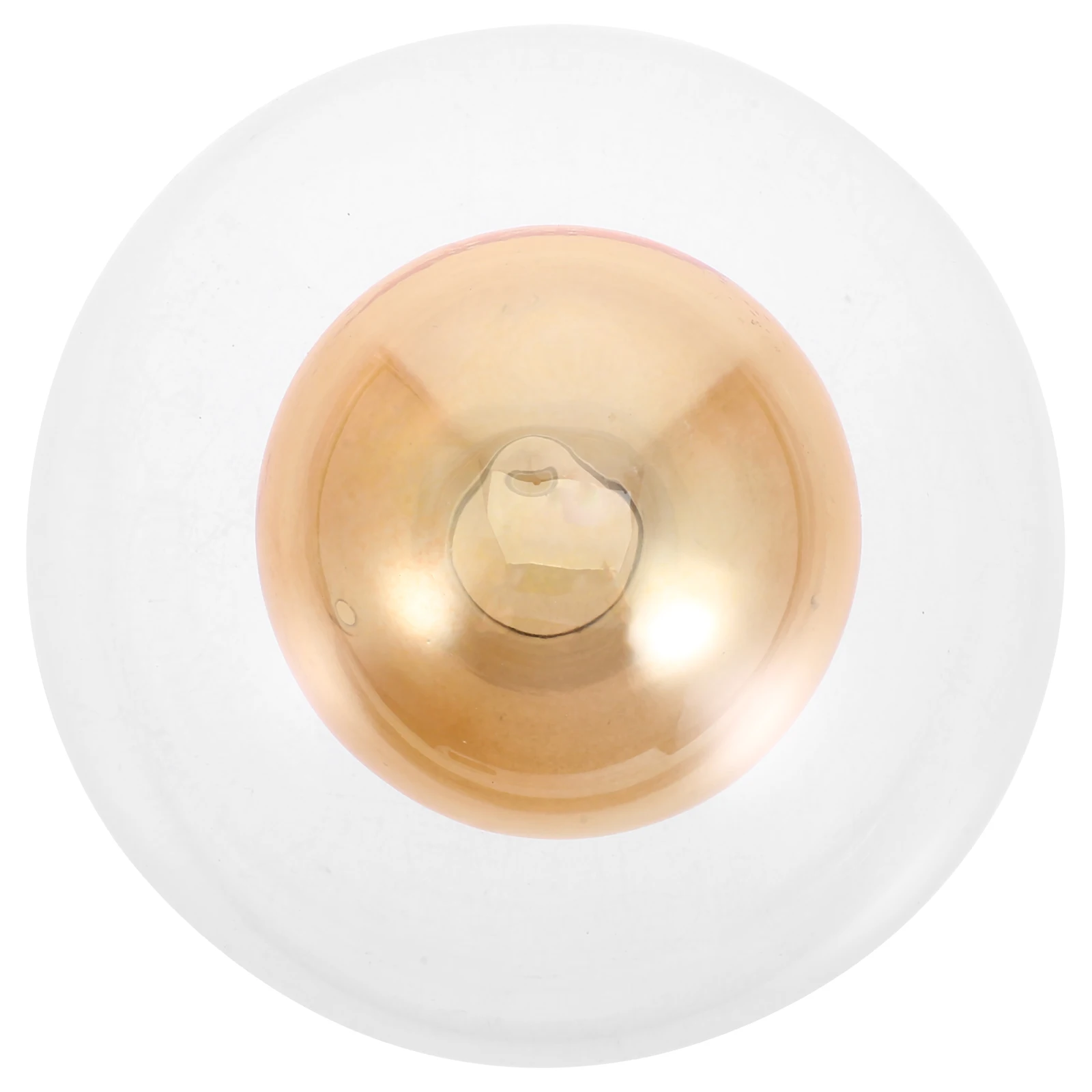 

Transparent Double Layer Round Glass Globe Lampshade Modern Living Room Light Fixture Replacement Clear Glass Lamp Shade