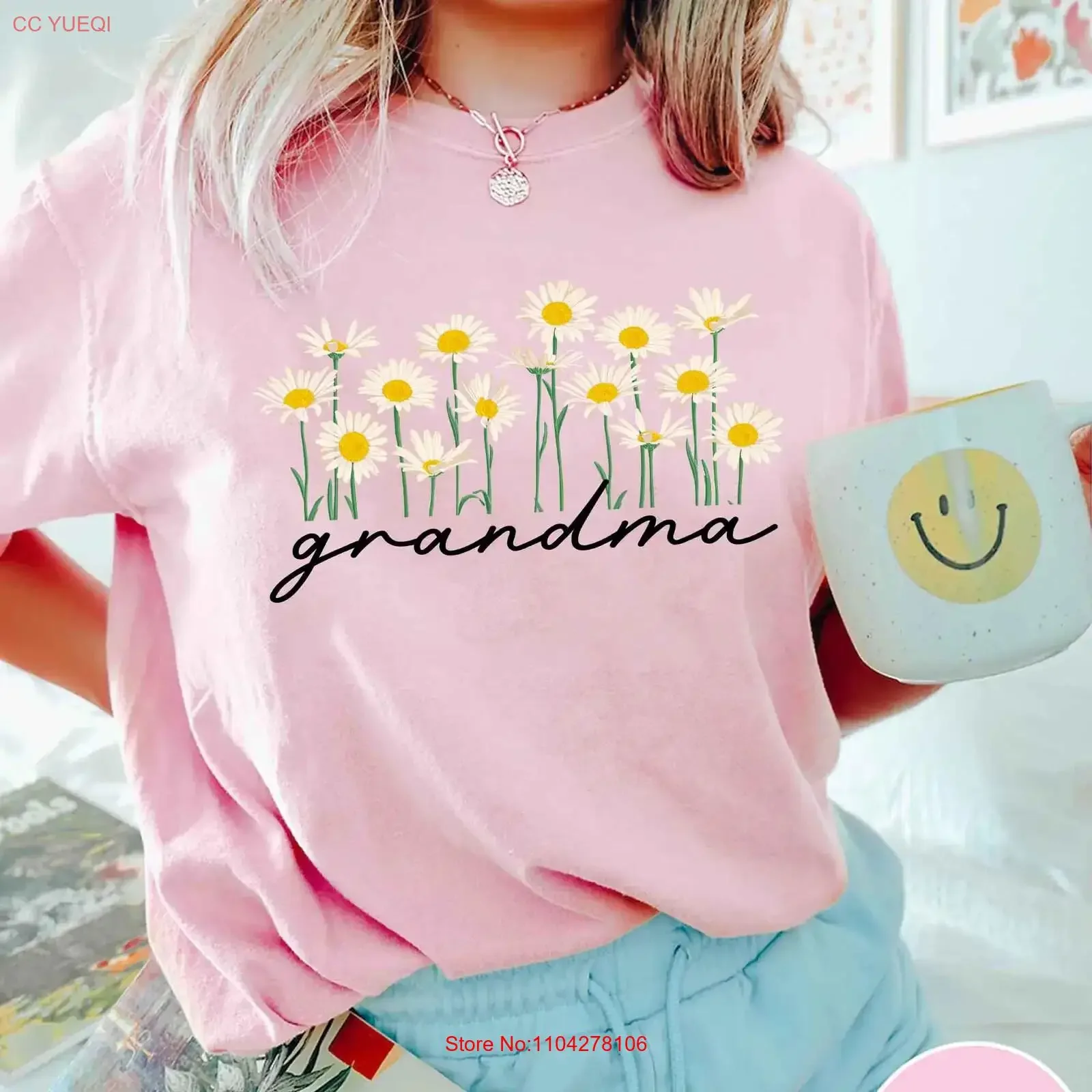 Floral Mother T shirt Mother's Day Elements SweaT Mothers Inspirational Mama Crewneck Mo Th Er vintage Washed Unisex Stretched