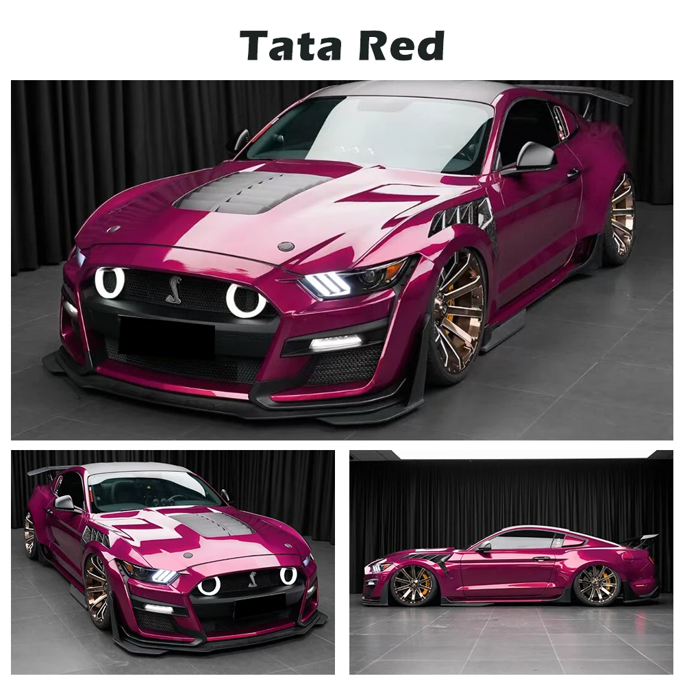 CARKOO Hurtowa Cena Promocyjna Premium Gloss PET Folia Samochodowa z Wysokiej Jakości Materiału Vinyl, Kolorowa, do Stylizacji Aut, Odporna na Zarysowania