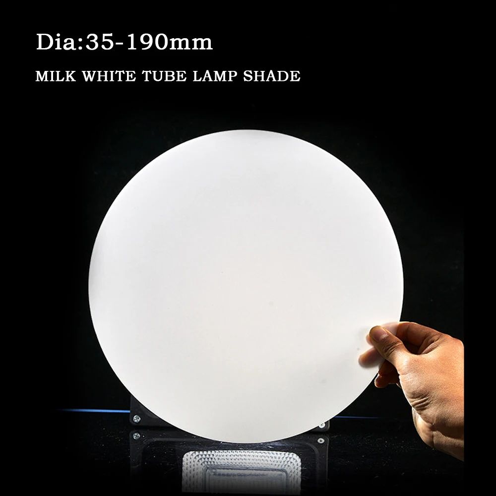 2P 35-190mm Circular Ps Lampshade Board Transparent Board Anti Glare And Light Blocking Led Ceiling Light Panel Diffusion Board