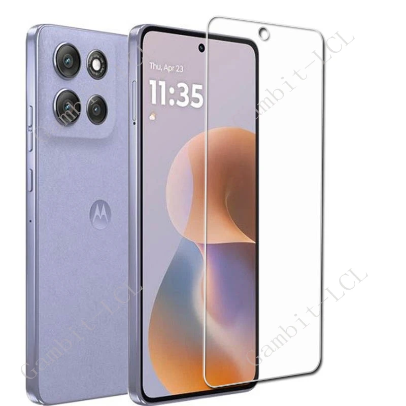 1/4 قطعة الزجاج المقسى لموتورولا حافة 50 Neo 60 70 G06 Power G100 Pro G56 G86 X70 Air Moto E14 E15 G24 واقي للشاشة فيلم #4