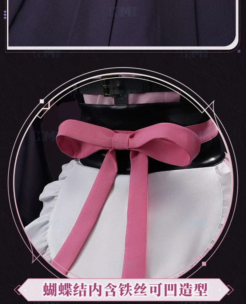 

Аниме-сериал «Комазава нои»: Космическая принцесса Кагуя! Костюм для косплея на Хэллоуин и Рождество: Нежное платье горничной, розовая униформа в стиле Лолита