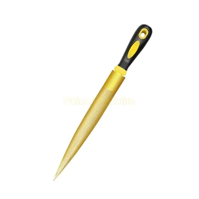 57QF File Baja Profesional Tapered File Alat Rasp Kayu Untuk Penggemar DIY dan Pakar Woodworking Dalam Detail Ukiran