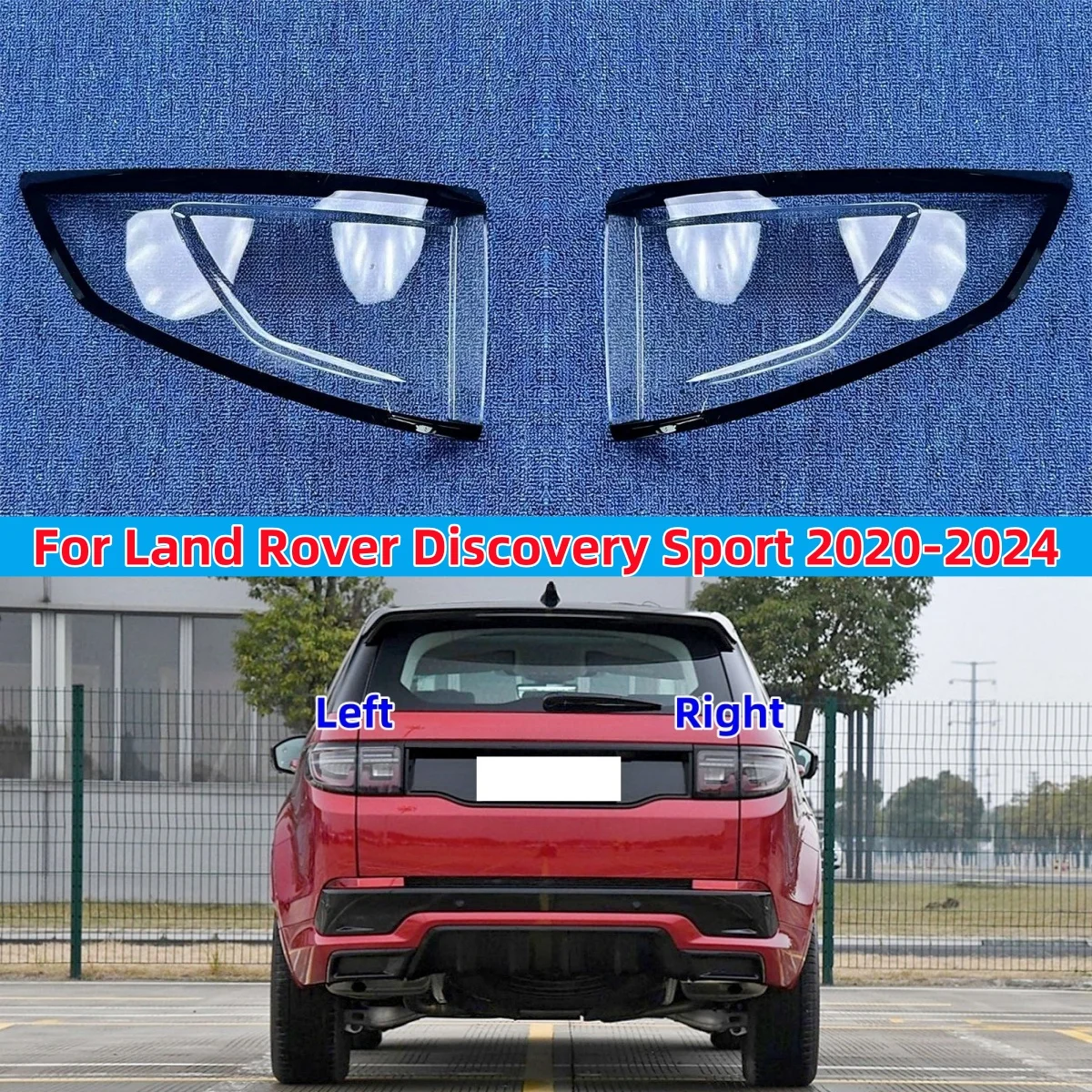 For Land Rover Discovery Sport 2020 2021 2022-2024 Car Taillight Shell Rear Signal Parking Lights Cover Auto Replacement Parts