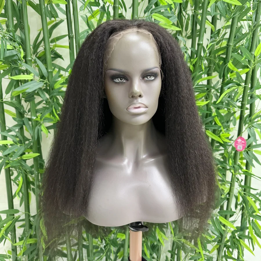 Queen Hair Kinky Straight Wig Real HD Lace Raw Human Hair 13x4 13x6 FULL Frontal 6x6 7x7 Closure Wig Straight Queen Hair Officia