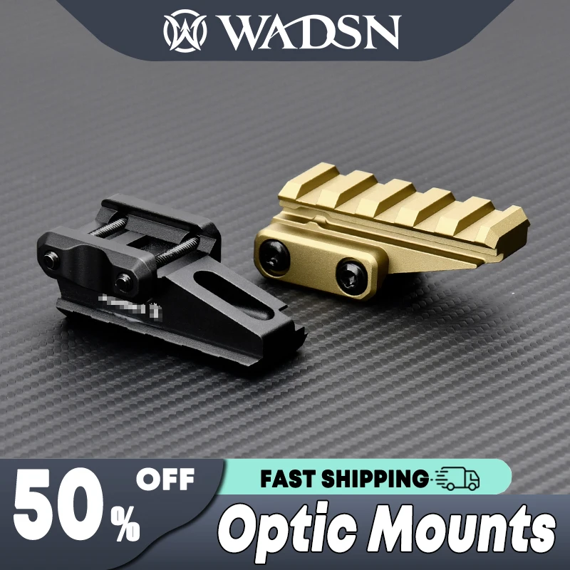 WADSN Tactique Portée Riser Mont Rapide Absolue Riser Haut Profil Rouge Dot Vue Base Adaptateur 20mm Rail Airsoft Accessoires