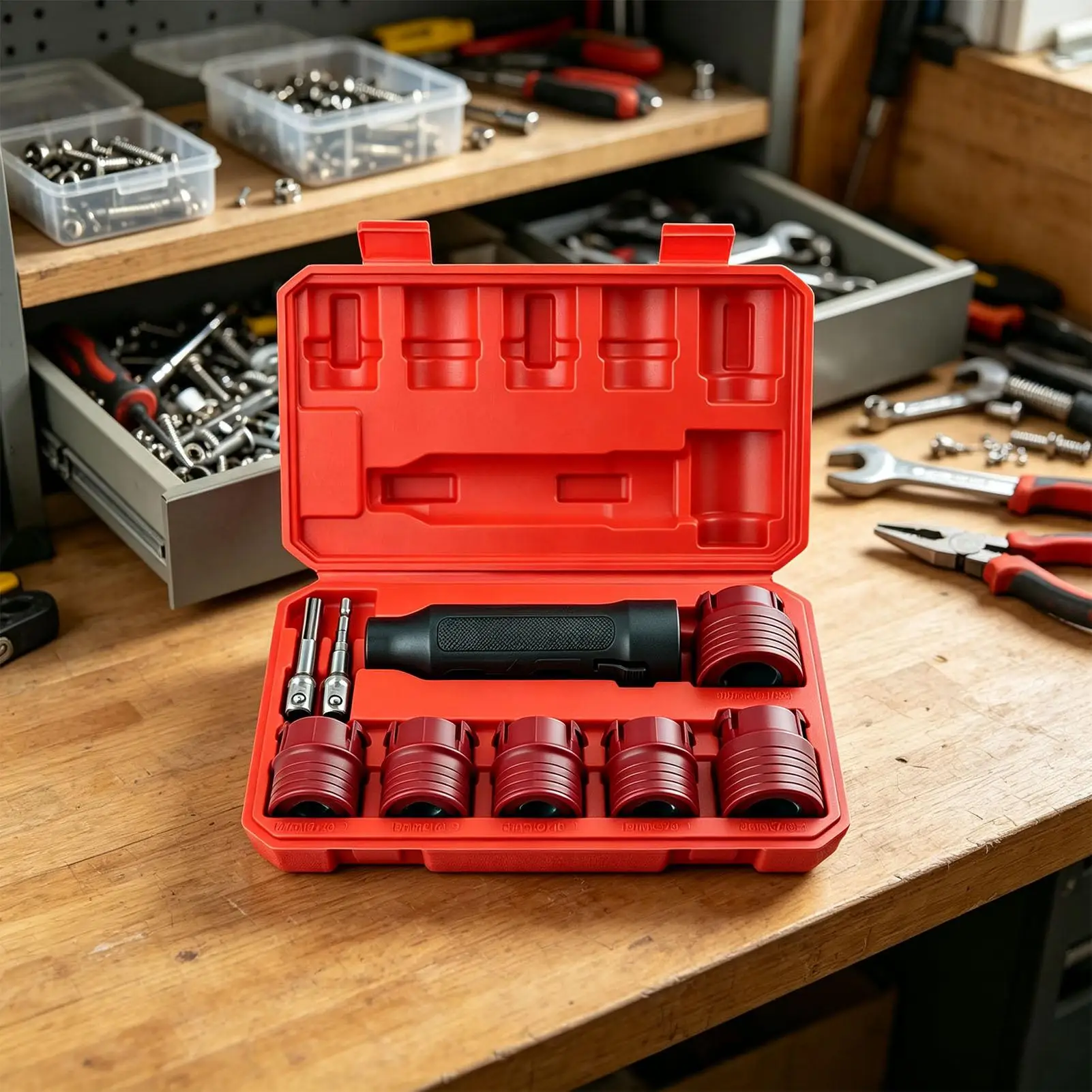 Wheel Hub Cleaning Kit Rust Removal Automotive Detailing Tool Hub Cleaning Tool For Car Wash Home Garage Workshop Studio Parking