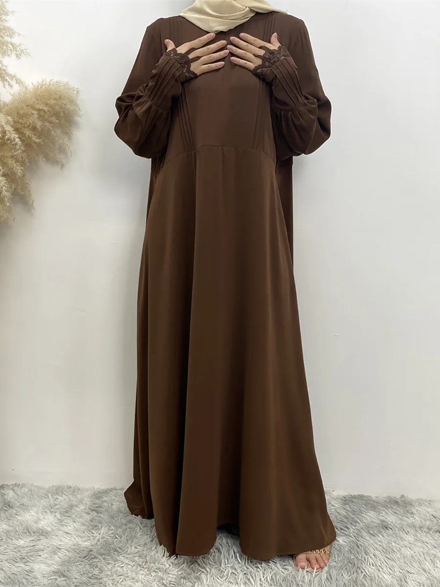 عباية تشاومينغ دبي Musulman De Mode فستان حجاب تركيا قفطان إسلامي ملابس إسلامية للنساء رداء متواضع قفطان ماروكين عيد 44