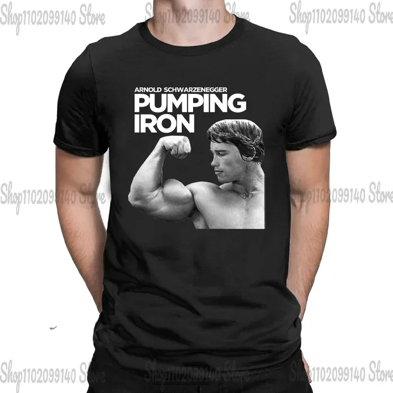 Arnold Schwarzenegger Mr Olympia Men Clothing Men Tshirt Black New O-neck T Shirt Fashion Short Sleeve Man Tee Shirt Male Tops