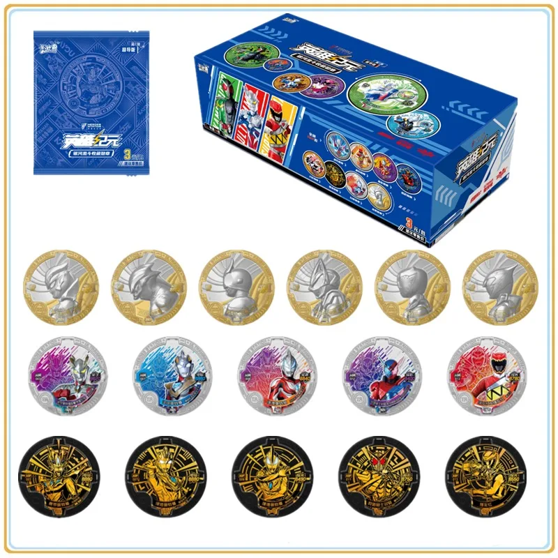 

В наличии оригинальные Kayou Ultraman KAMEN RIDER Age of Heroes Galactic Battle Collect значки слепая коробка аниме игрушки подарки