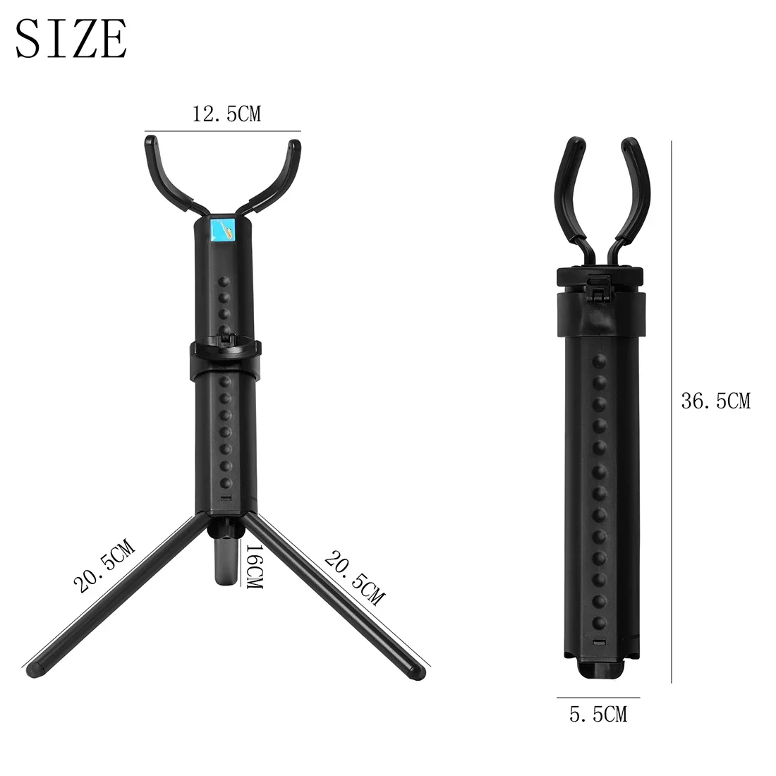 Tenor Alt Saxofoon Stand Draagbare Opvouwbare Professionele Stand Metalen Poten Statief Blaasinstrument Accessoires Met Opbergtas