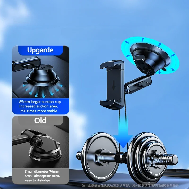 

Eary Car Phone Holder Suction Cup Phone Mount Universal Stand for Your Car for Windshield Dashboard Window for iPhone 16 Samsung