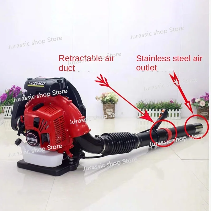 

EB8500 Snow Blower 2-Stroke Engine Backpack Leaf Blower Garden Power Tool 75.6cc Portable Gasoline Snow Blower