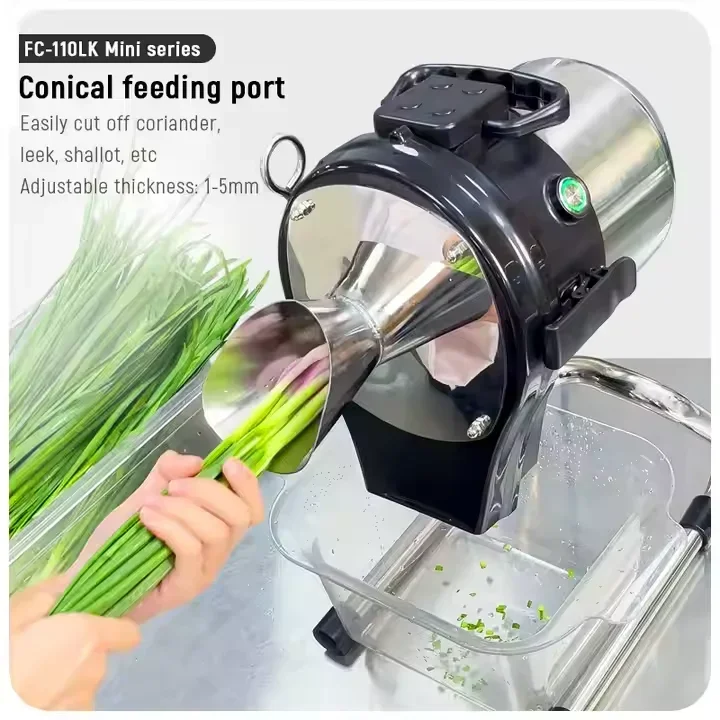 

nice forSmall Vegetable Cutting Machine Household Cilantro Chopper Multi-functiona Stainless Steel Desktop mini vegetable cutter