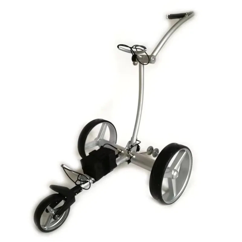 

Remote Control Electric Golf Cart 3-Wheel Aluminum Foldable Trolley Advanced Maneuverability for Golfers