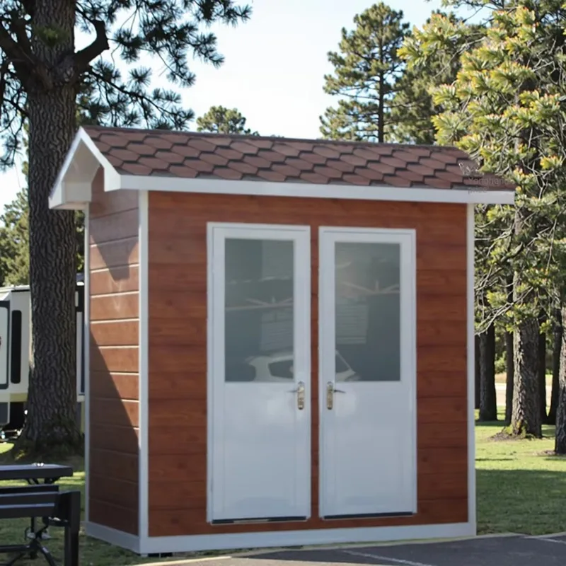 Customized Two-Person Industrial Steel Mobile Public Portable Toilets Environmentally Friendly Mobile Bathrooms for Parks Other