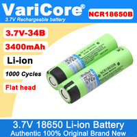VariCore New Original NCR18650B 3.7v 3400mAh 18650 Lithium Rechargeable Battery 4.2v For Flashlight Energy storage batteries