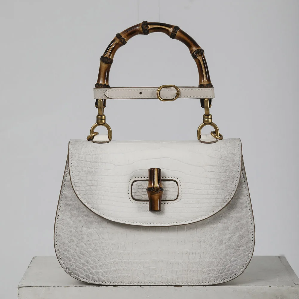 2025 New Crocodile Leather Women's Bag Versatile Handbag Genuine Leather Shoulder Lady Bag High-end Women's Crossbody Bag 45