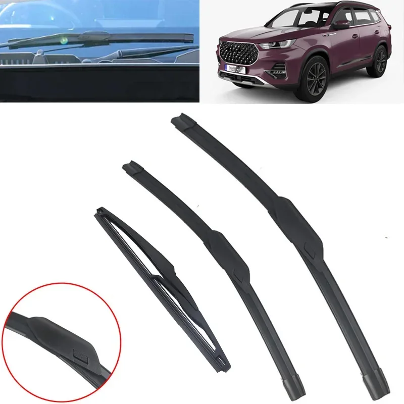 

Car Front and Rear Windshield Wiper Blade For Chery Tiggo 8 Plus Pro Max 2020-2023 Windscreen Window Brushes blades Accessories