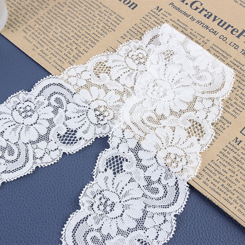 Encaje Floral Blanco de 2.36 P - Home Textiles And Decor reseña y precio