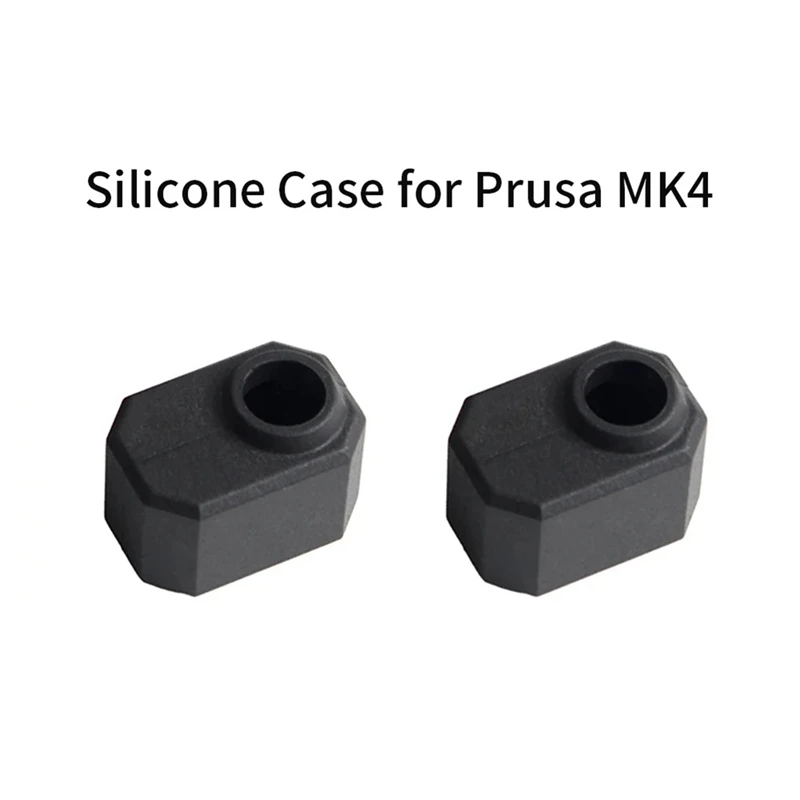 5 Piece Silicone Case Black High Temperature Resistance 3D Printer Parts For Prusa MK4