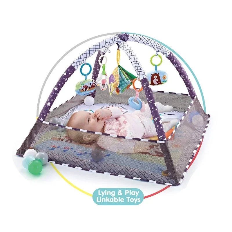 Pädagogisches Fitness Rahmen Für Kinder Spielen Matte Rack Krabbeln Decke Infant Spielen Teppich Geschenk Kinder Aktivität Matte Gym Baby Spielzeug Neue