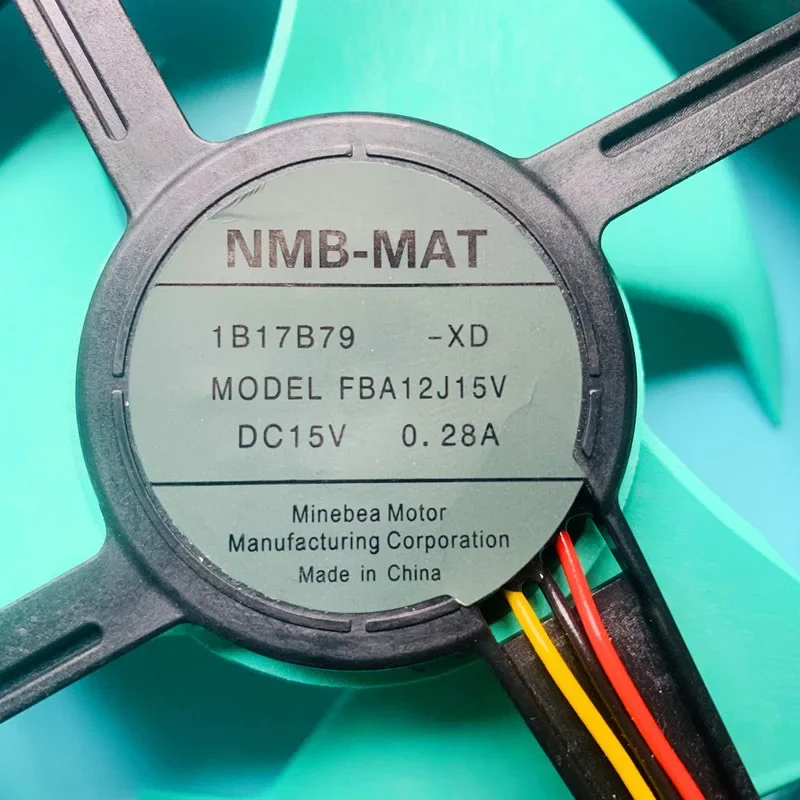 لثلاجة NMB FBA12J15V مروحة تبريد وتجميد DC15V 0.28A