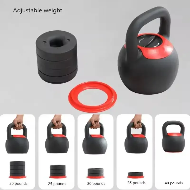Factory Direct Sales Adjustable Kettlebell Set Free Weights 16kg 24kg 40lb Adjustable Kettlebells