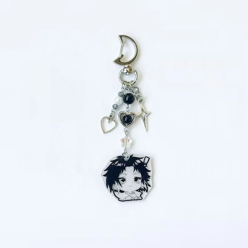 super cute Chuuya/Dazai/Akutagawa beaded keychains handmade