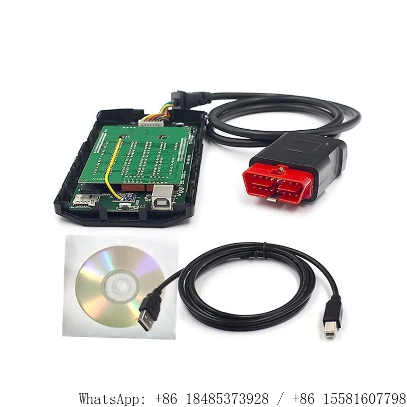 Dual Board Bluetooth Car Diagnostic Interface V9.1 2021.11 OBD Vehicle Fault Scanner Auto Troubleshoot Detection Tool Kit