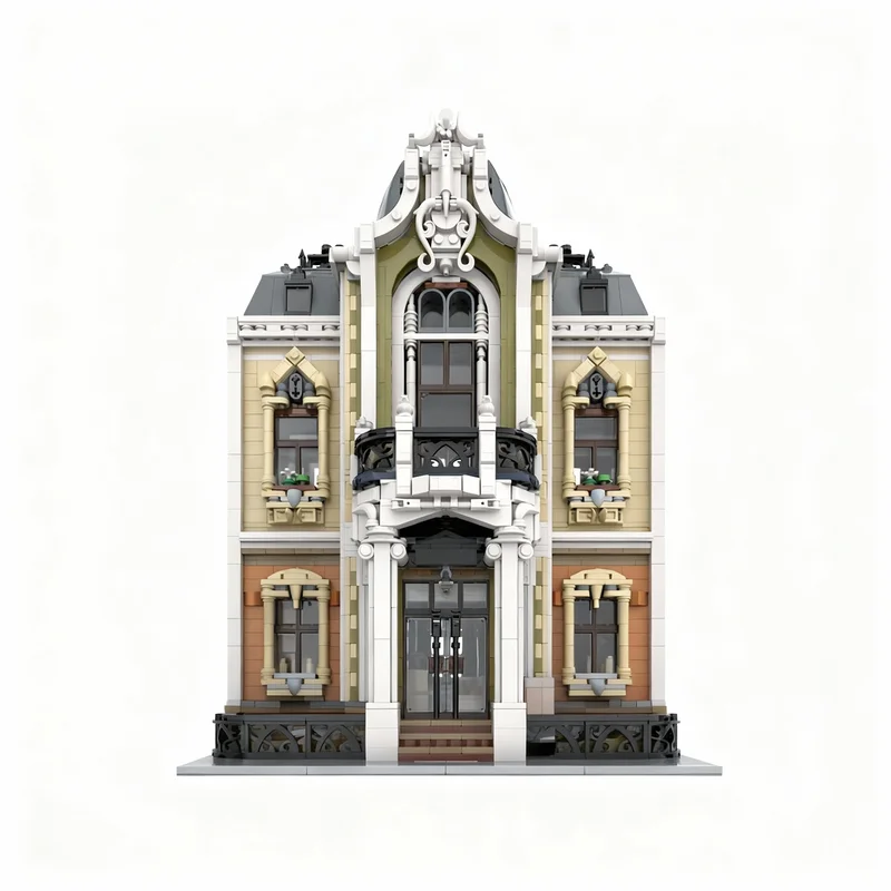 3748 pièces MOC Maison de Gideon Modèle de paysage urbain modulaire Blocs de construction Cadeaux de Noël Jouets DIY Idée créative