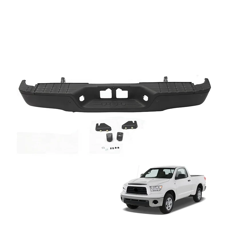 Maictop High Quality Auto Parts Car Rear Bumper Cover Black Sensorless Hole Body Parts For Toyota Tundra 2007 - 2022