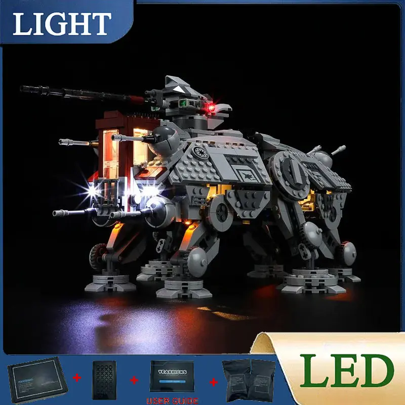 DIY LED Light Kit For LEGO 75337 AT-TE Walker (Only LED Light,Without Blocks Model)