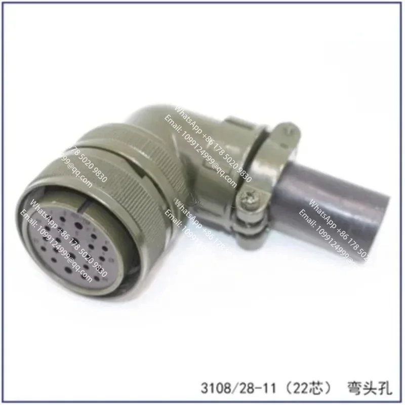 ms5015-航空コネクタ-22-ピン-28-11s、ms3106a-ストレート-ms3108a-アングルプラグまたは-ms3102a-ソケット-28-11p