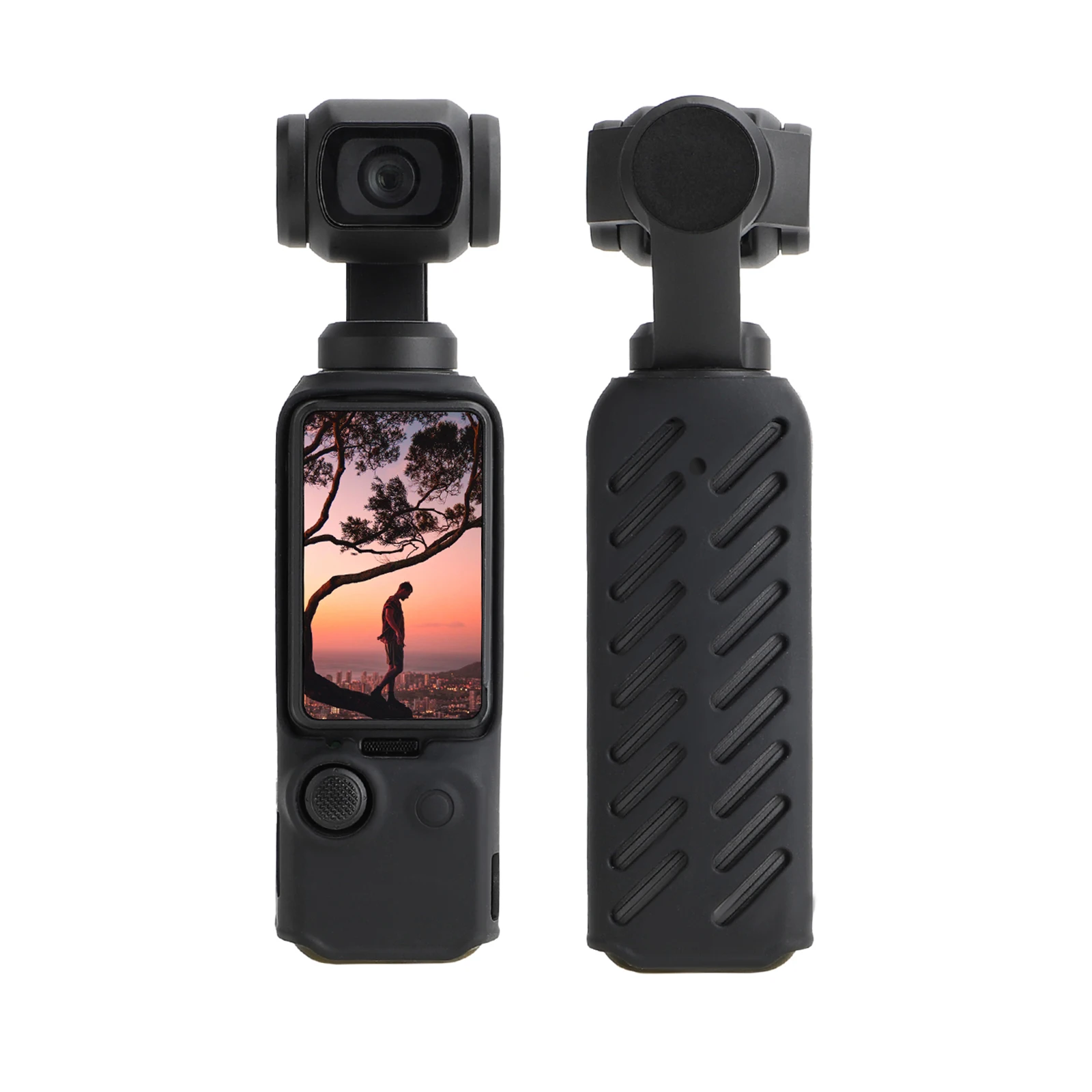 Soft Silicone Case Protective Cover For DJI Osmo Pocket 3 Camera Accessories Hollow Out Anti-scratch Gimbal Camera Handle Sleeve