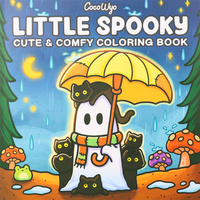 New Coloring Book For Adults And Teens Featuring Adorable Creepy Creatures In Cozy Moments For Relaxation