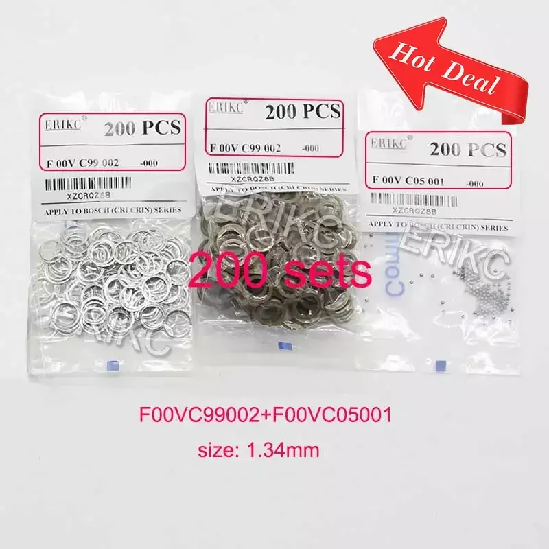 

F00VC99002 Repair Kit Gasket F00VC99002 1.34mm Steel Ball F00VC05001 1.5mm Ceramic Ball F00VC05009 F00VC05008 F00RJ02177