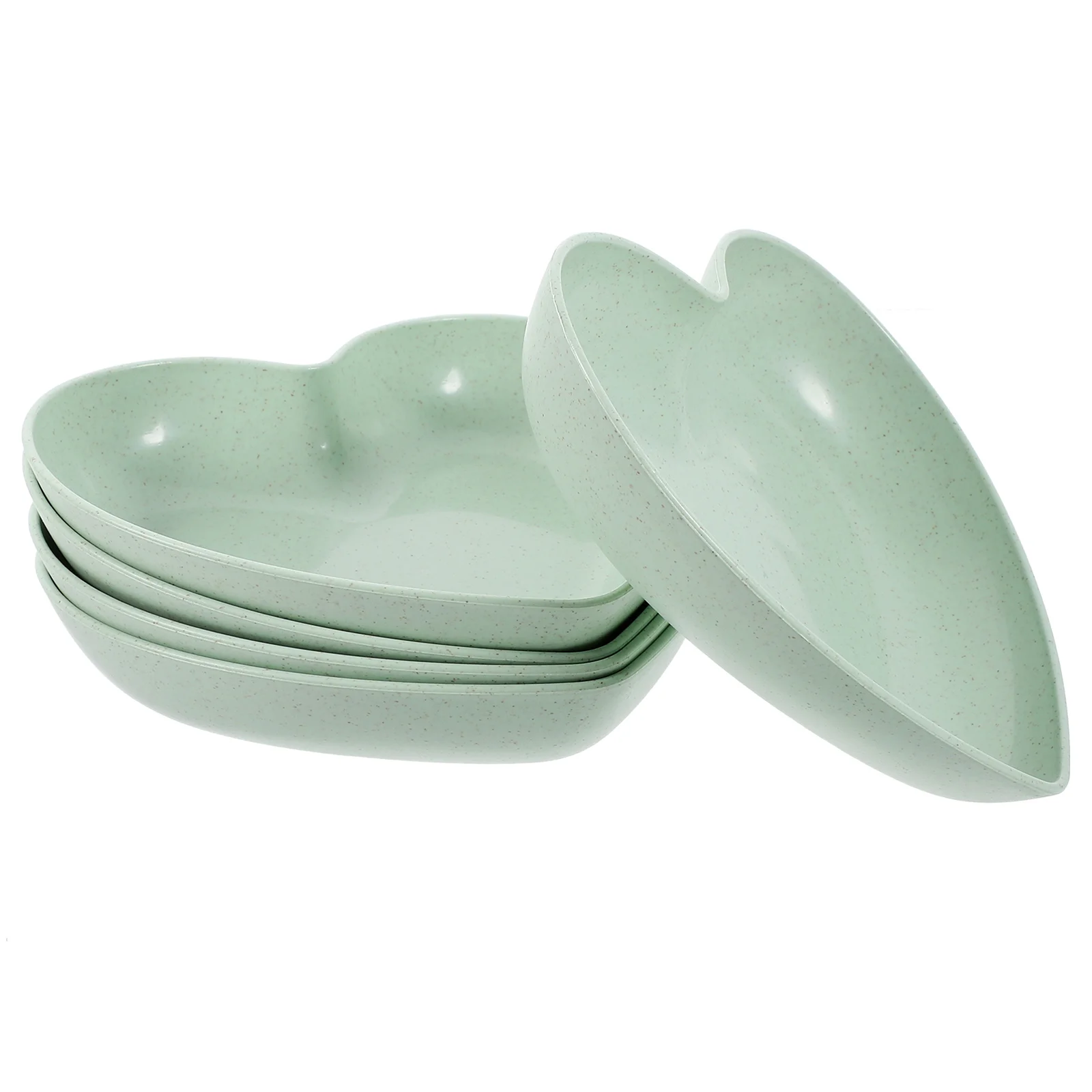 5pcs Crab Water Dish Heart Shape Reptile Food Bowl Wear-Resistant Pp Material Easy Clean Terrarium Supplies Reptile
